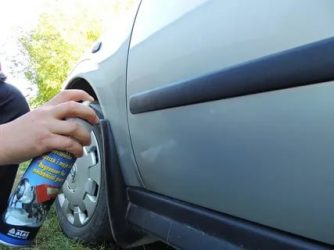 Чем оттереть антигравий с кузова автомобиля?