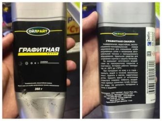 Для чего графитовая смазка в авто?
