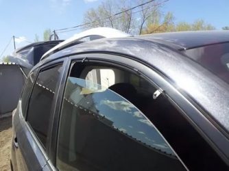 Как крепить ветровики на авто?