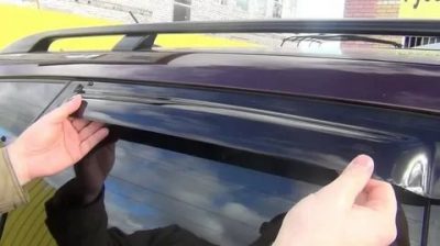 Как крепить ветровики на авто?