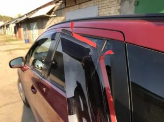 Как крепить ветровики на авто?