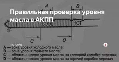 Как померить уровень масла в АКПП?