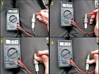 Как проверить сопротивление свечи зажигания мультиметром?