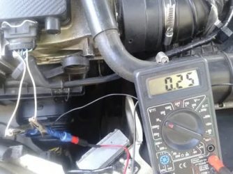 Как проверить воздухомер на дизеле?