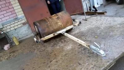 Как сделать каток для асфальта своими руками?