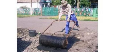 Как сделать каток для асфальта своими руками?