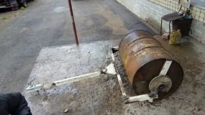 Как сделать каток для асфальта своими руками?