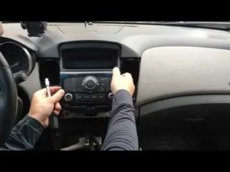 Как снять магнитолу на шевроле круз?