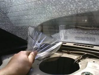 Как снять старую тонировку с автомобиля?