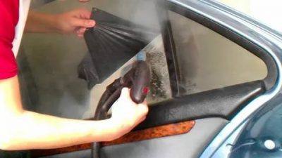 Как снять старую тонировку с автомобиля?