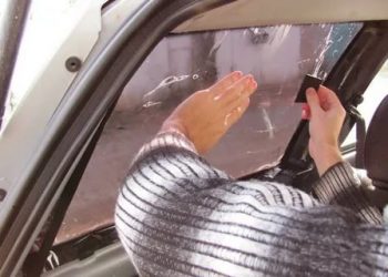 Как снять старую тонировку с автомобиля?