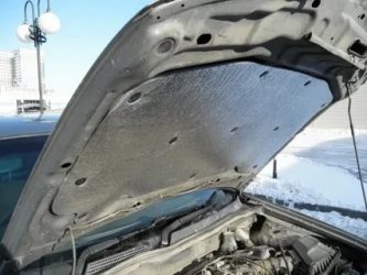 Как утеплить капот автомобиля своими руками?
