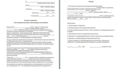 Можно ли расторгнуть договор купли продажи машины?