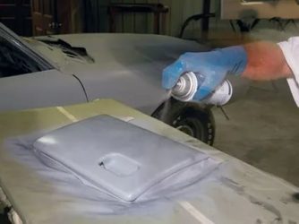 Сколько сохнет краска из баллончика на машине?