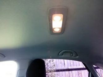 Установка плафона для задних пассажиров поло седан